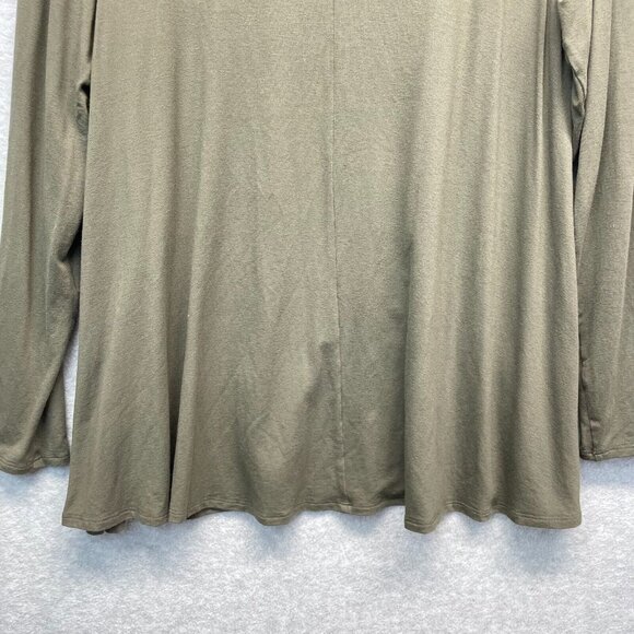 Eileen Fisher System Viscose Jersey Top Medium Lightweight Stretch Crew Neck‎ - Picture 7 of 11